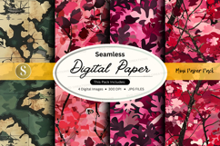 Seamless digital paper mockup pack Product Image 1
