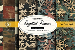 Seamless digital paper mockup pack Product Image 1