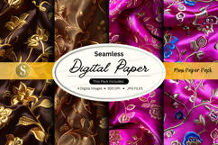 Seamless digital paper - floral pattern pack Product Image 1
