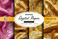 Seamless digital paper pack - luxury patterned backgrounds Product Image 1