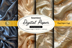 Seamless digital paper pack - metallic shimmer Product Image 1