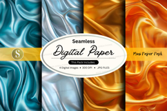 Seamless digital paper pack - smooth textures Product Image 1