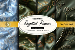 Seamless digital paper pack - floral and elegant designs Product Image 1