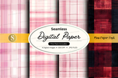 Seamless digital paper pack - plaid patterns Product Image 1