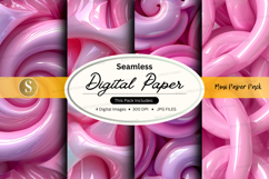 Pink Seamless Digital Paper Texture Background Design Product Image 1