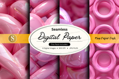 Pink seamless digital paper texture background mockup Product Image 1