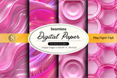 Seamless pink digital paper texture background design Product Image 1