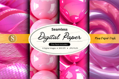 Seamless pink digital paper texture background pattern Product Image 1