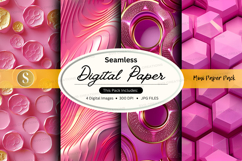 Seamless pink digital paper texture background design Product Image 1