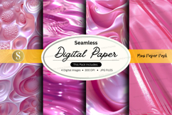 Pink seamless digital paper texture background design Product Image 1