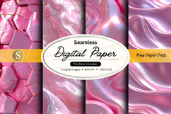 Seamless pink digital paper texture background design Product Image 1