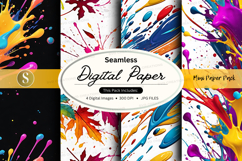 Seamless digital paper textures colorful abstract design Product Image 1