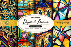 Seamless digital paper pack vintage floral patterns textures Product Image 1