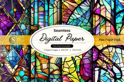 Seamless digital paper pattern colorful abstract background Product Image 1