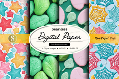 Seamless digital paper pack with pastel textures and pattern Product Image 1