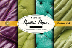 Seamless digital paper textures pack purple teal green Product Image 1