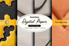 Seamless digital paper textures pack with puzzle design Product Image 1