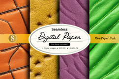 Seamless digital paper textures pack with vibrant colors Product Image 1