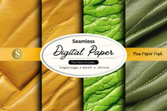 Seamless digital paper textures pack mockup design Product Image 1