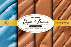 Seamless digital paper textures pack brown blue mockup Product Image 1