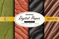 Seamless digital paper texture pack mockup design Product Image 1