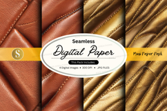 Seamless gold digital paper texture mockup design Product Image 1