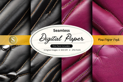 Seamless digital paper texture purple leather background moc Product Image 1