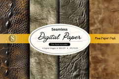 Seamless digital paper texture mockup with high resolution p Product Image 1