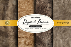 Seamless beige digital paper texture pack mockup Product Image 1