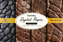 Seamless digital paper texture brown craft background Product Image 1