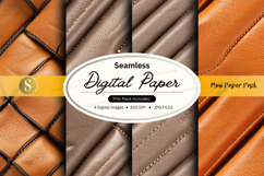 Seamless digital paper texture pack mockup design Product Image 1