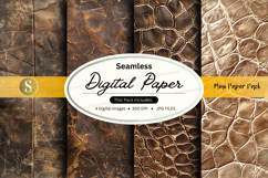 Seamless digital paper texture pack mockup design Product Image 1