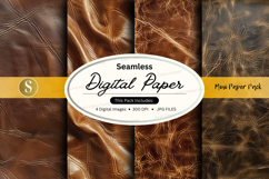 Seamless brown digital paper texture pack vintage design Product Image 1