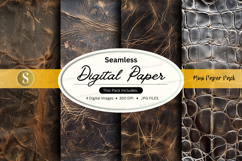 Seamless digital paper textures for print and design backgro Product Image 1
