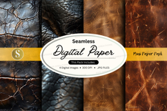 Seamless gold marble digital paper texture background design Product Image 1