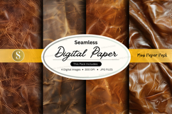 Seamless digital paper texture brown vintage mockup Product Image 1