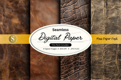 Seamless digital paper texture background design mockup Product Image 1