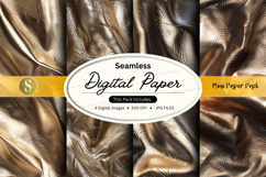 Seamless gold digital paper texture pack mockup Product Image 1