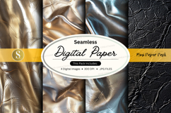 Seamless gold digital paper texture pack mockup Product Image 1