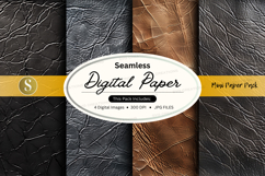 Seamless digital paper texture pack mockup design Product Image 1