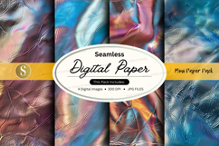 Seamless digital paper texture with metallic foil shine back Product Image 1