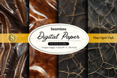 Seamless digital paper texture brown vintage mockup Product Image 1