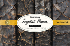 Seamless digital paper texture pack with grunge effect Product Image 1