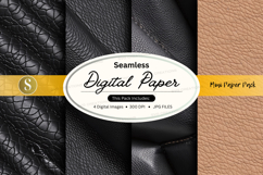 Seamless digital paper texture pack mockup design Product Image 1