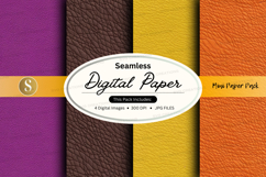 Seamless digital paper textures pack with gold foil accents Product Image 1