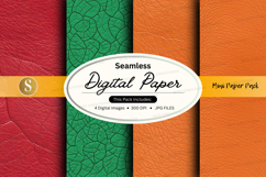 Seamless digital paper pack with vibrant textures and patter Product Image 1