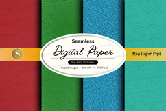 Seamless digital paper pack with vibrant textures and mockup Product Image 1