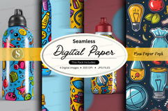 Seamless digital paper patterns with vibrant designs and cre Product Image 1