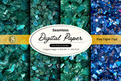 Seamless digital paper texture background with watercolor ef Product Image 1