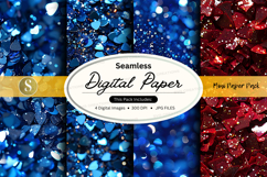 Seamless digital paper texture with glitter background desig Product Image 1